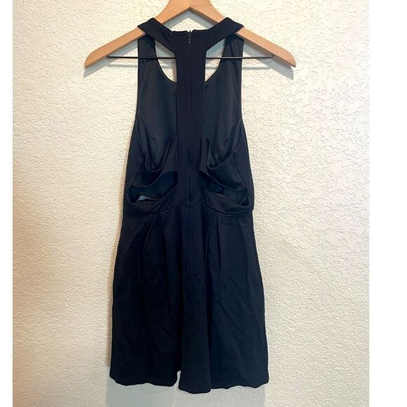 Lulu's Black Racerback Skater Mini Dress Size XS - Picture 2 of 4